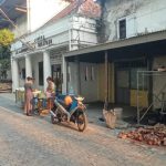 Lorong jalan Mliwis dengan bangunan abad 19. Foto: nanang PAR